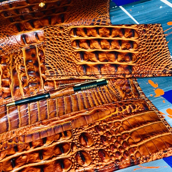 Brahmin Envelope Trifold Checkbook Wallet - Picture 16 of 16